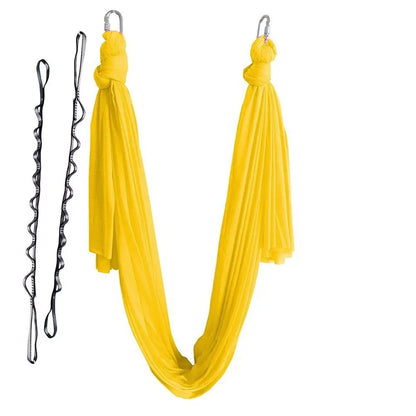 Elastic Stretch Fabric Hammock Full Set Anti-Gravity Aerial Yoga Hammock Fabric Fly Swing Trapeze Yoga Inversion Exercises