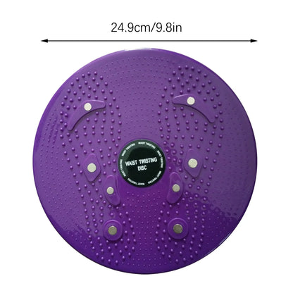 Odeerbi Stomach Waist Trimmer Twist Board Machine 10 Inch Abdominal Exercise Equipment Disc for Slimming and Strengthening Abs Core